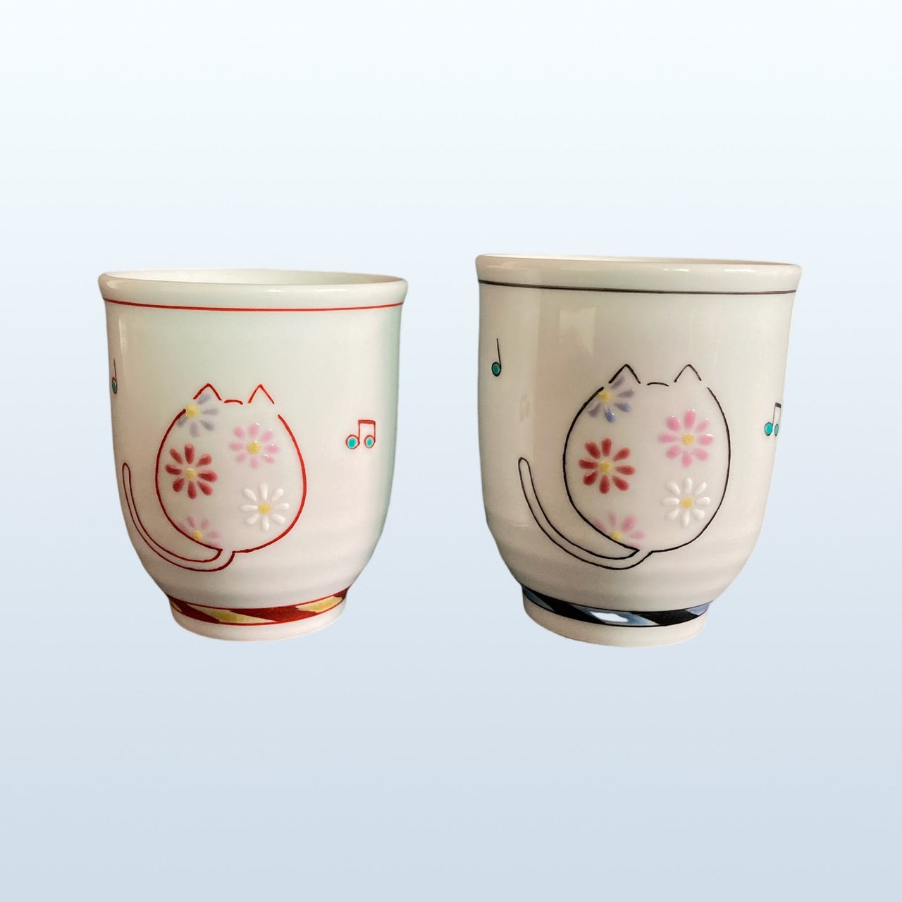 九谷燒|招財貓茶杯組