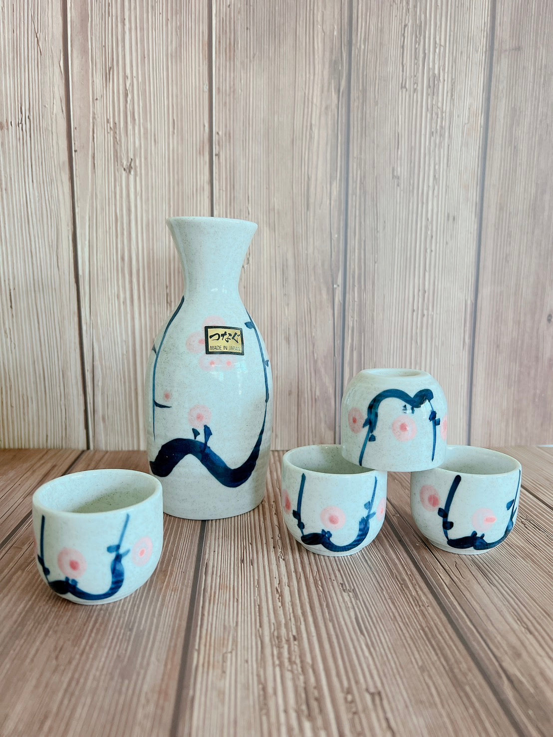 日本進口陶瓷| 禮盒組|益子梅清酒禮品組